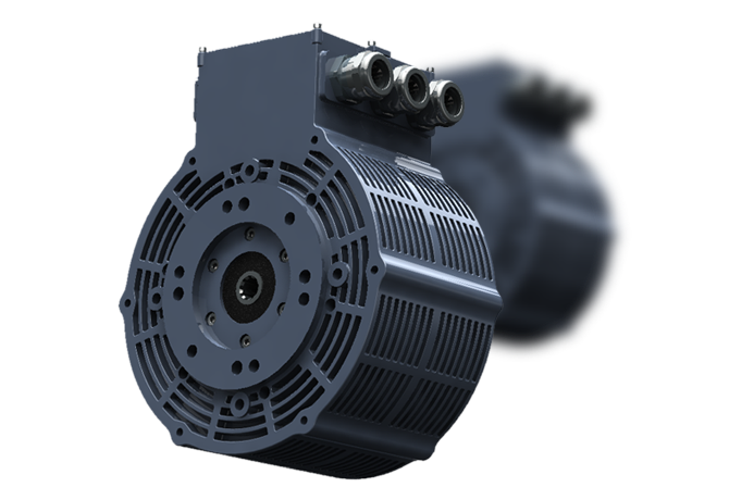 High power disk motor